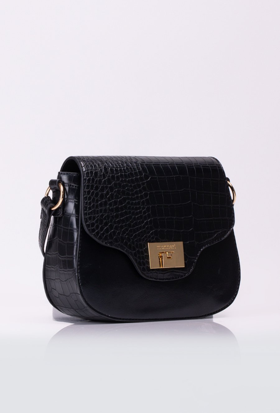 Mała torba z krokodylim wzorem