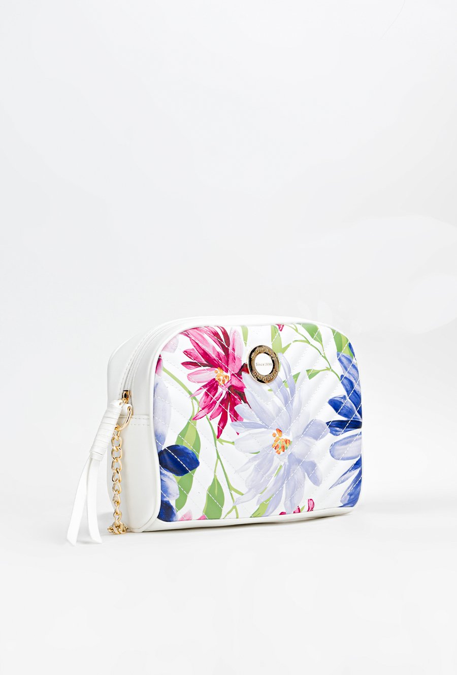 Torba damska z kwiecistym wzorem
