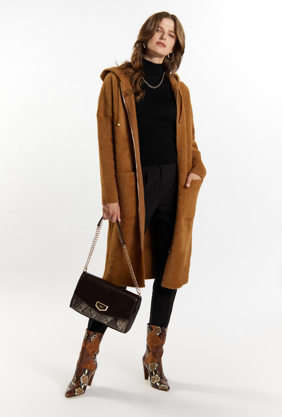 Elegancka torba ze zwierzęcym wzorem