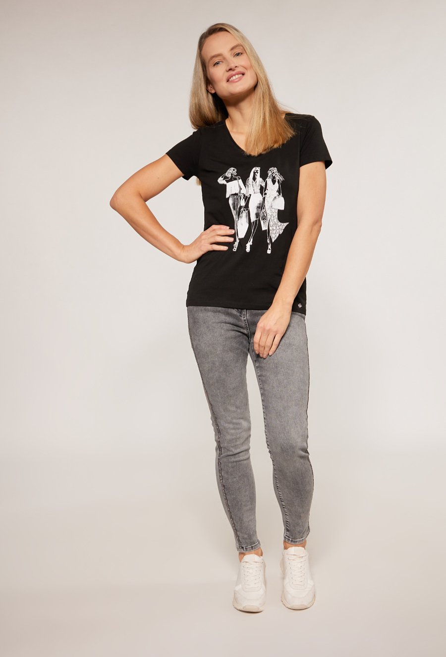 T-shirt damski z nadrukiem