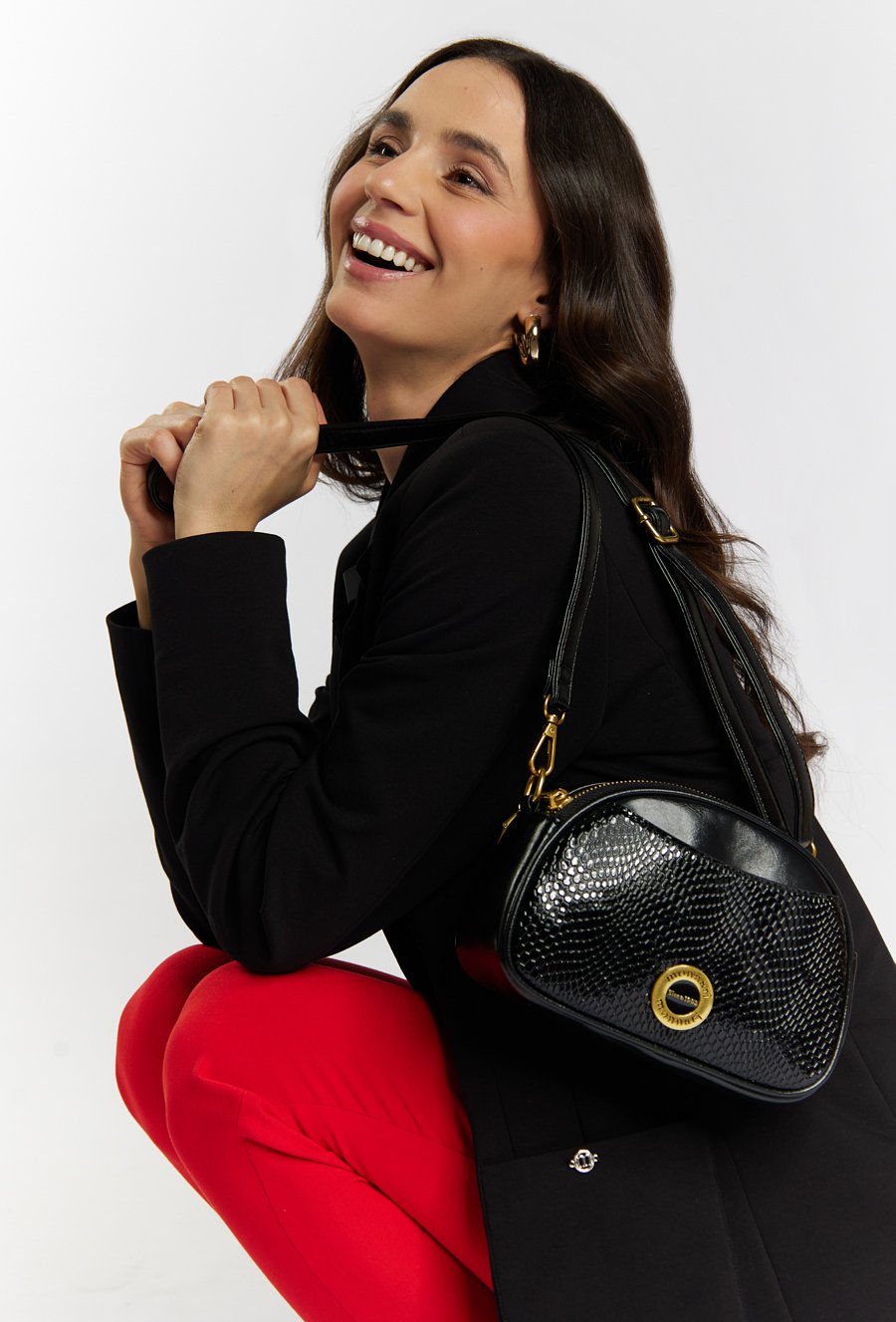 Mała torba damska z printem