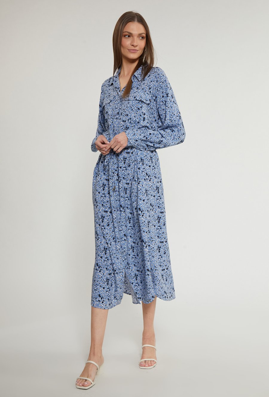 Wzorzysta sukienka damska