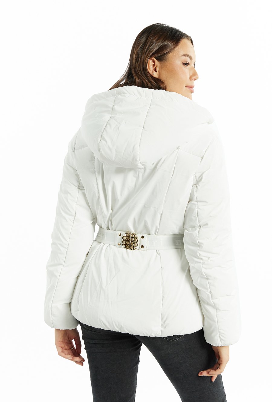 Kurtka damska z torbą typu nerka