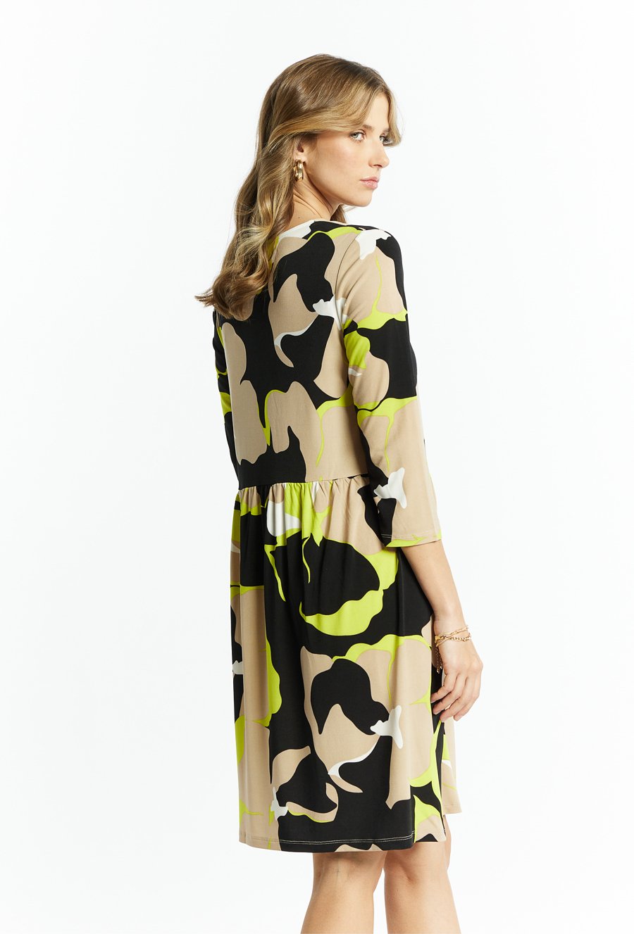 Wzorzysta sukienka damska