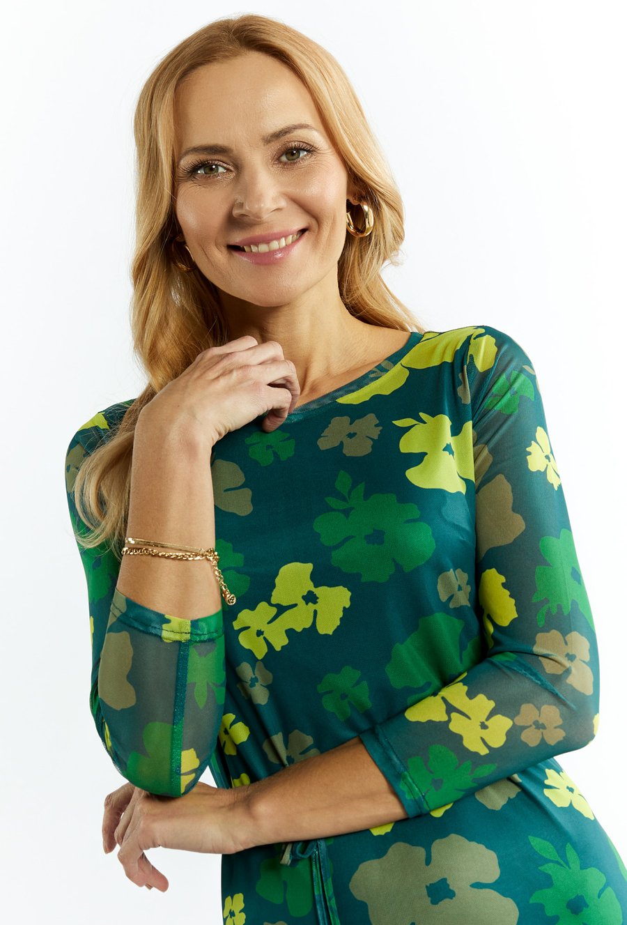 Sukienka damska w kwiatki