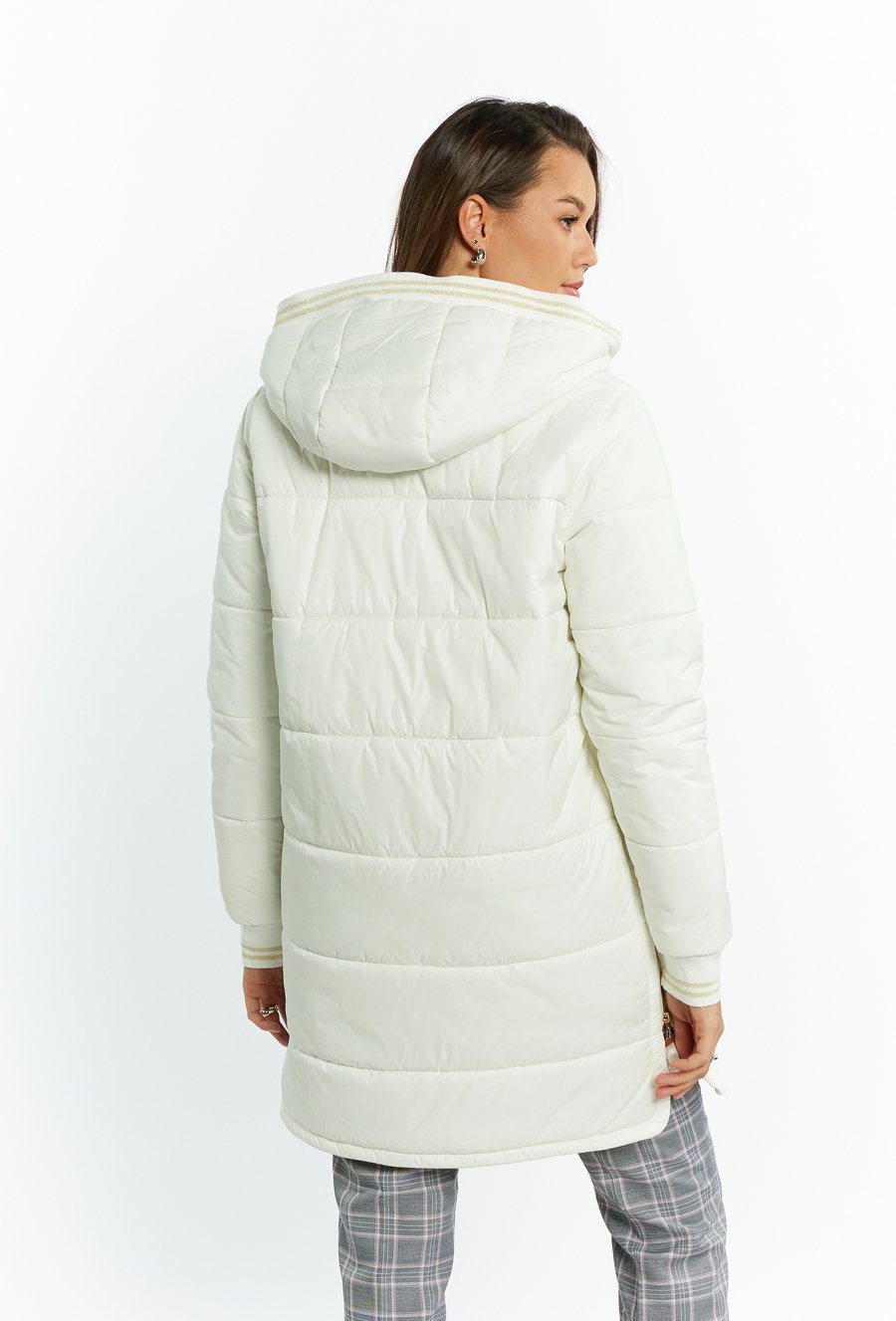 Płaszcz pikowany damski