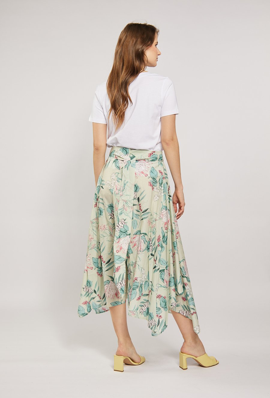 Bawełniana sp&oacute;dnica damska midi