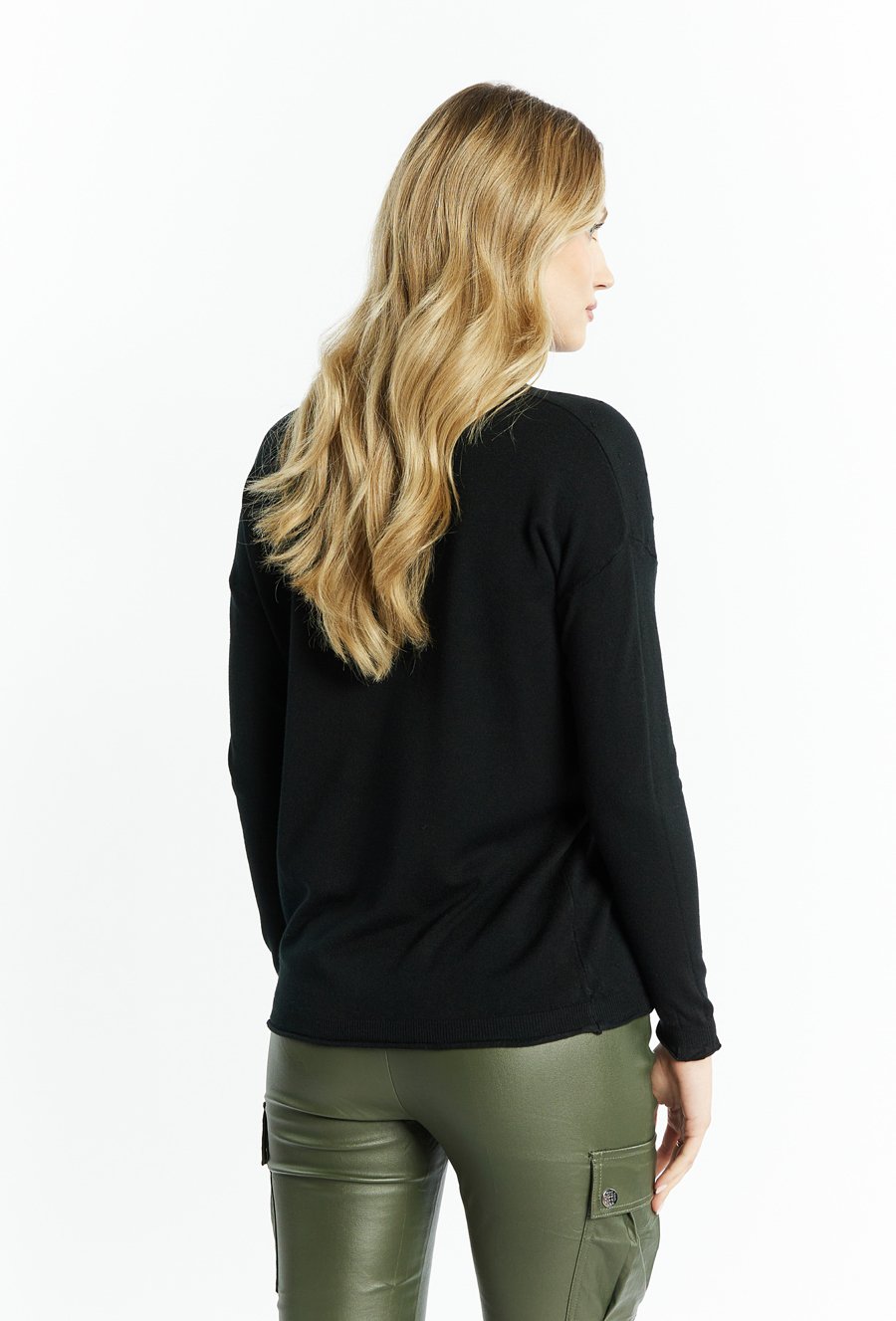 Wiskozowy sweter damski