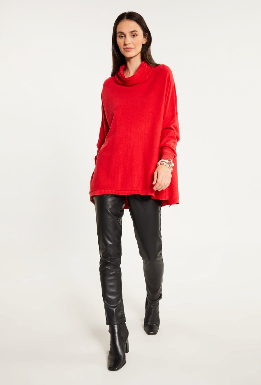 Sweter damski z golfem