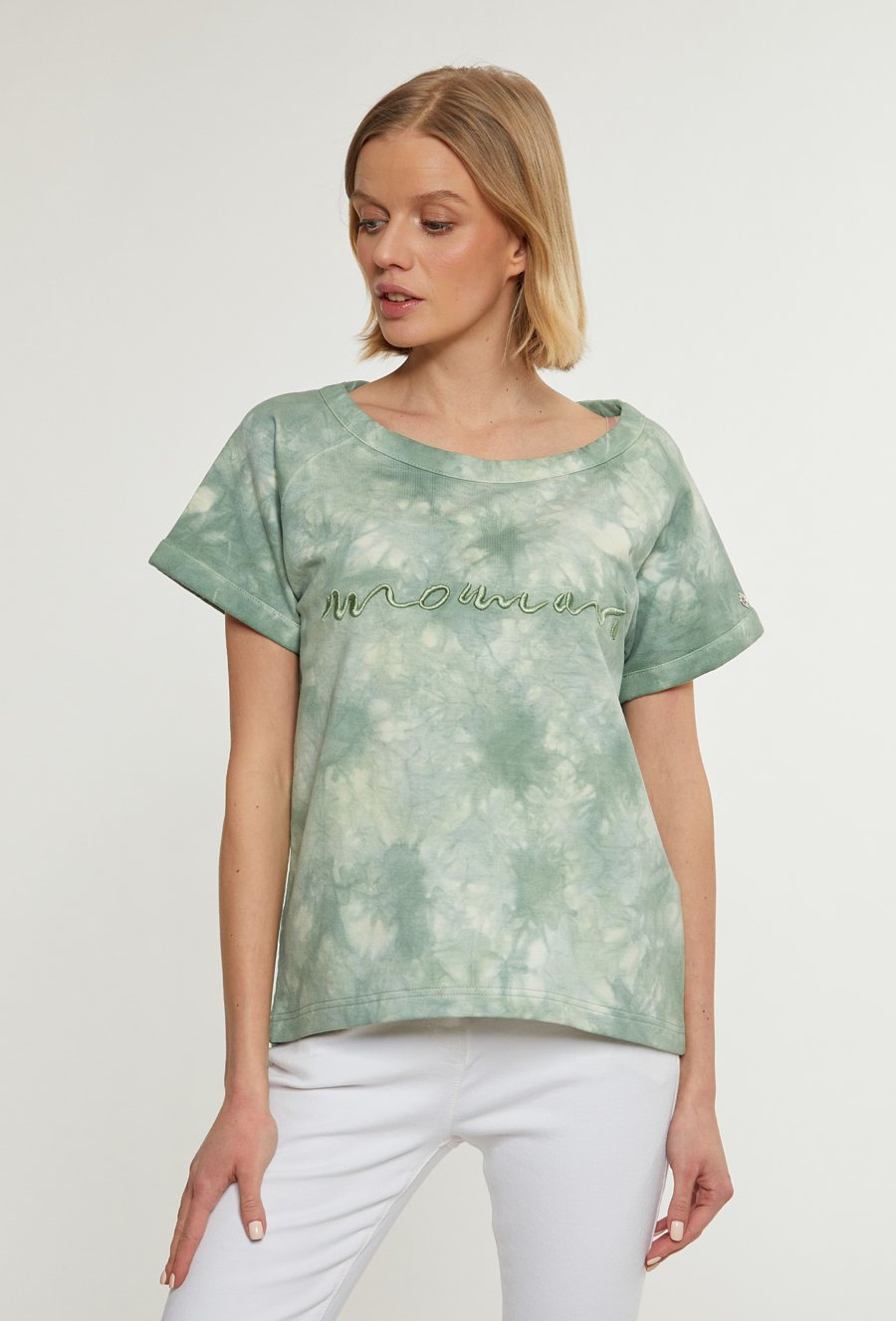 Bluza damska o ciekawym panelu