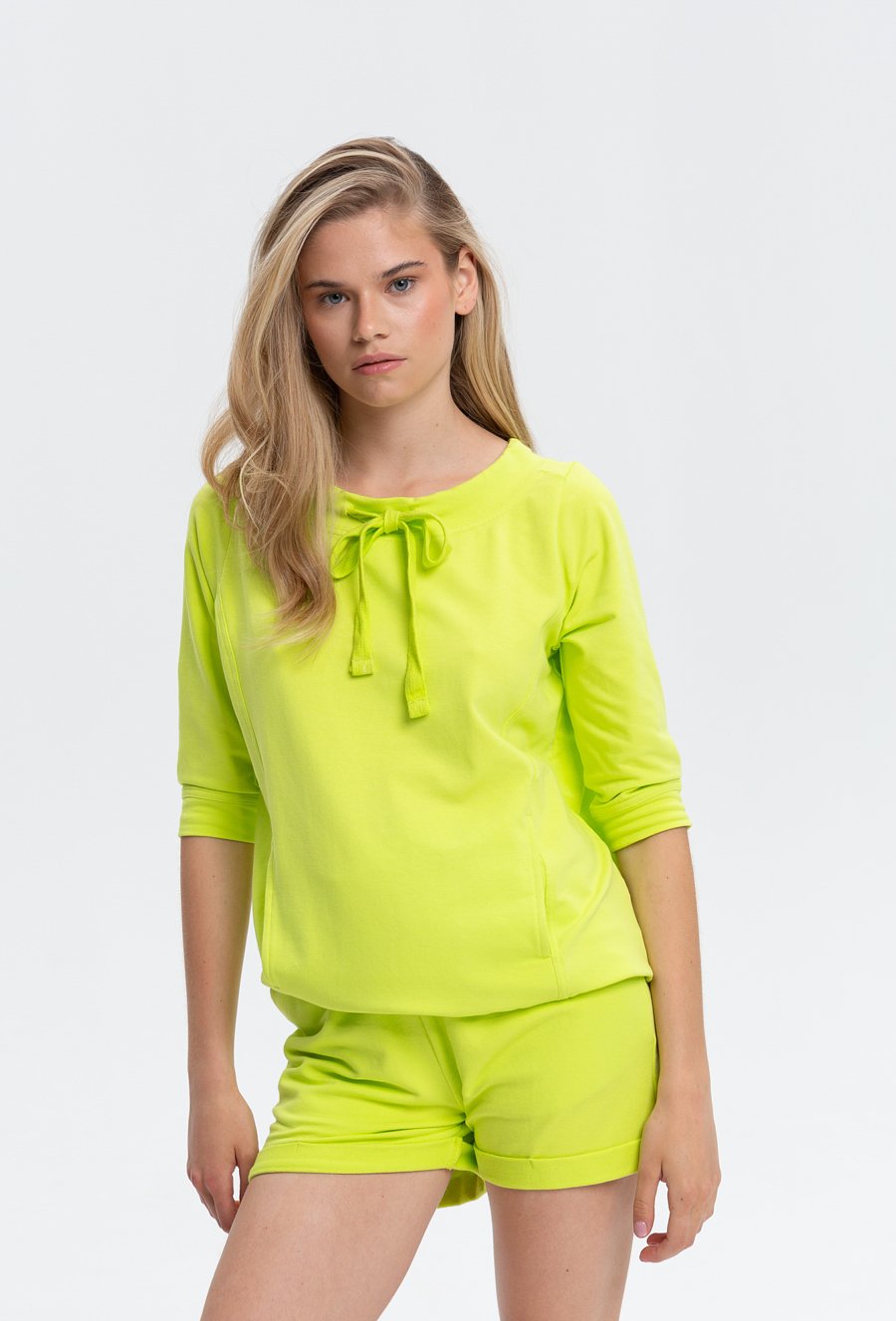 Bawełniana bluza ze ściągaczem