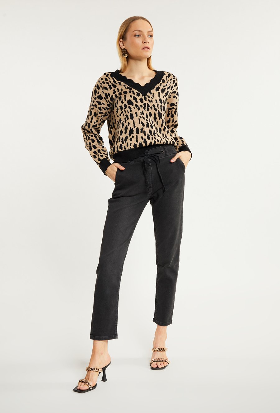 Bawełniane spodnie damskie