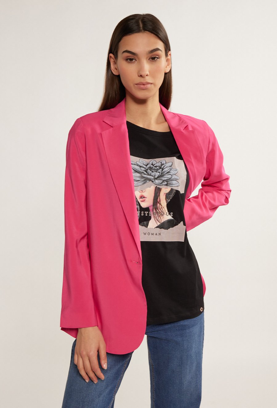 Wiskozowa marynarka damska