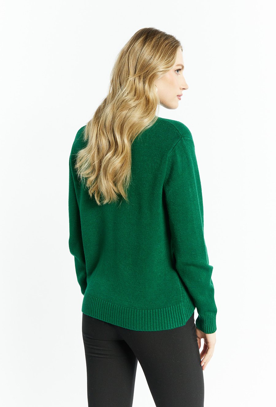 Sweter z miękkiej dzianiny