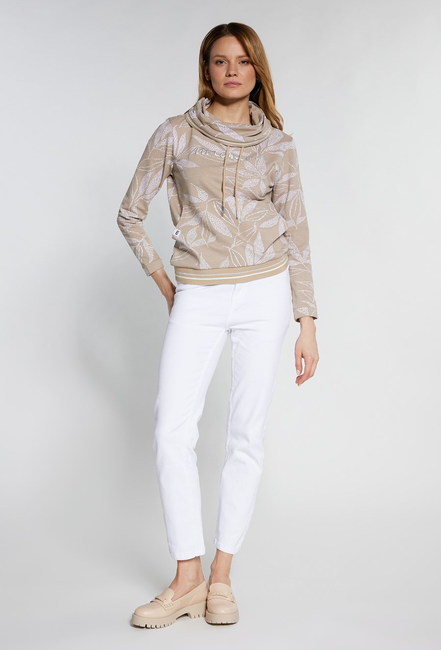 Bawełniana bluza z wzorem