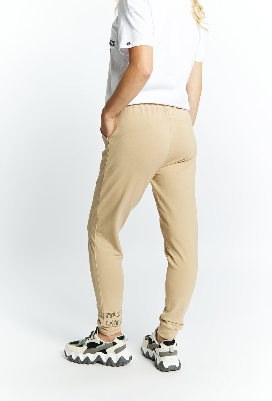 Spodnie dresowe z napisem