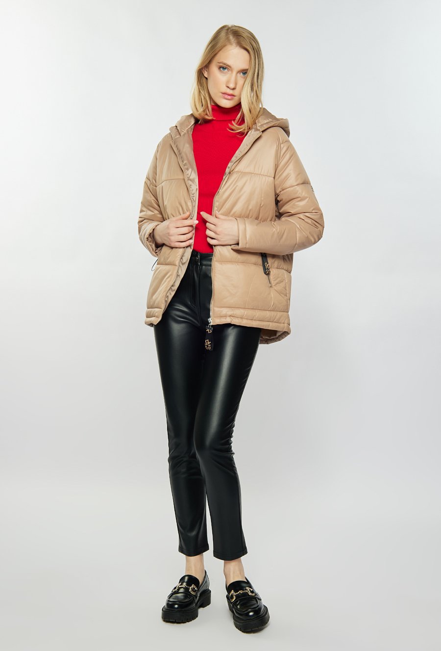 Pikowana kurtka damska