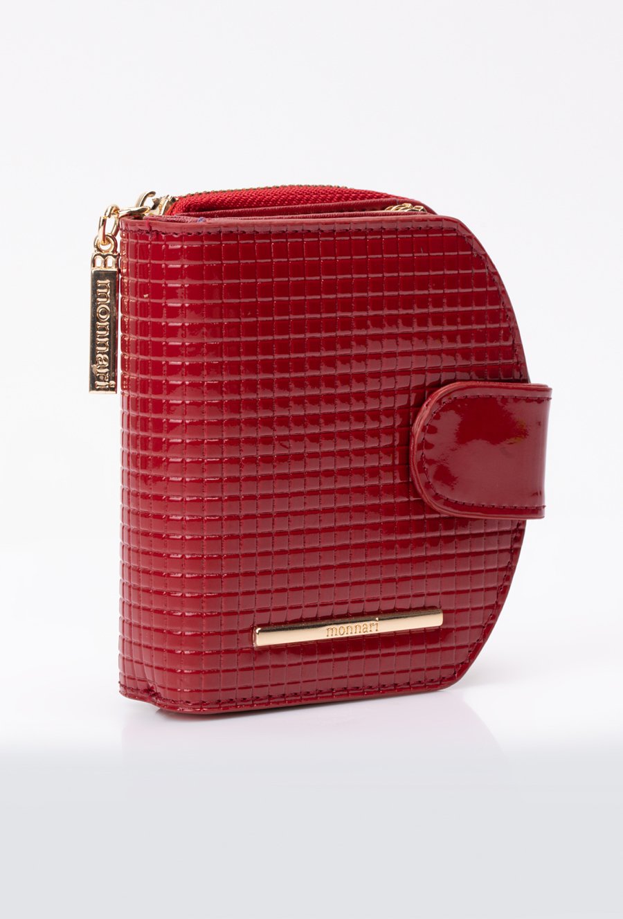 Mały sk&oacute;rzany portfel damski