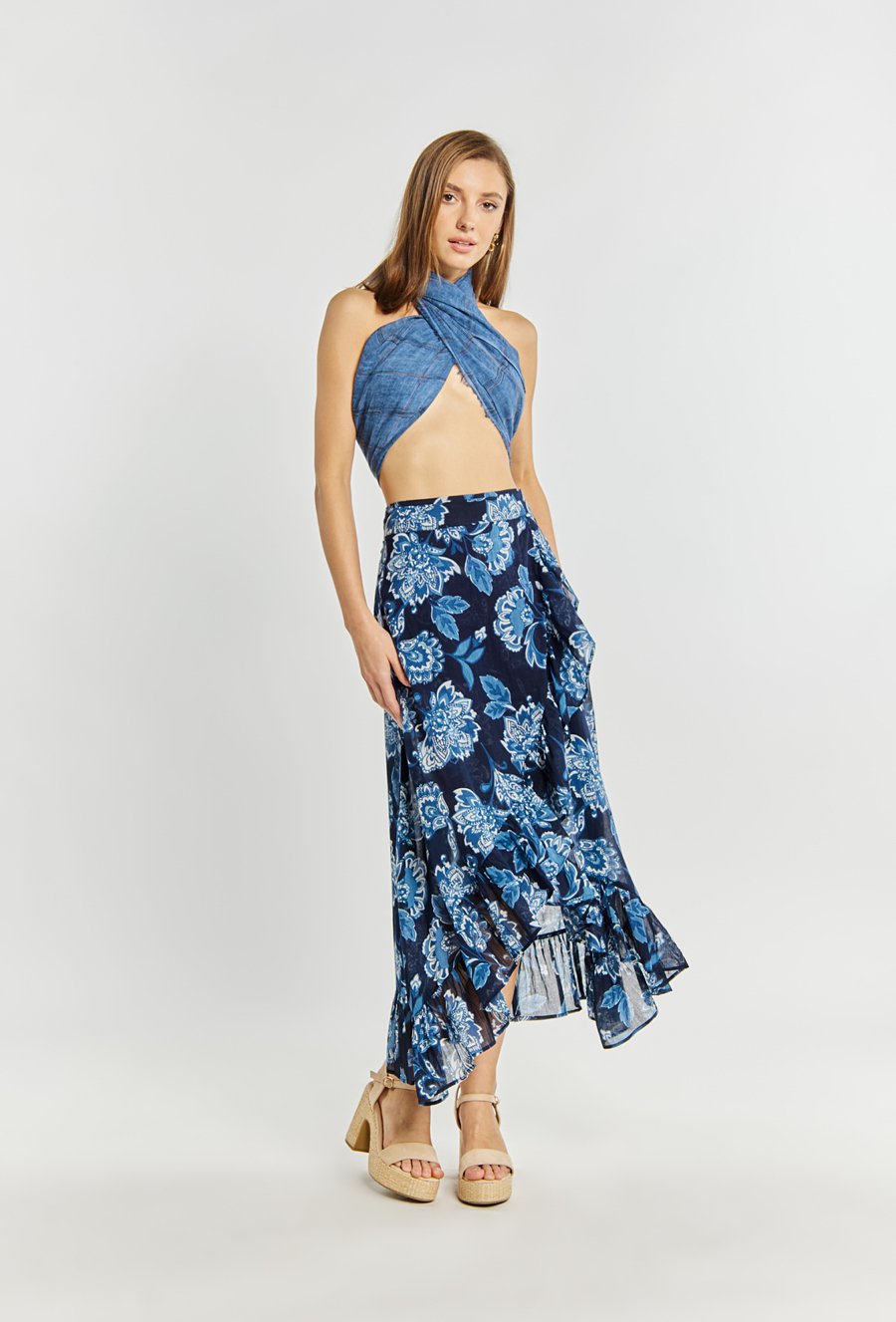 Pareo damskie w formie sp&oacute;dnicy