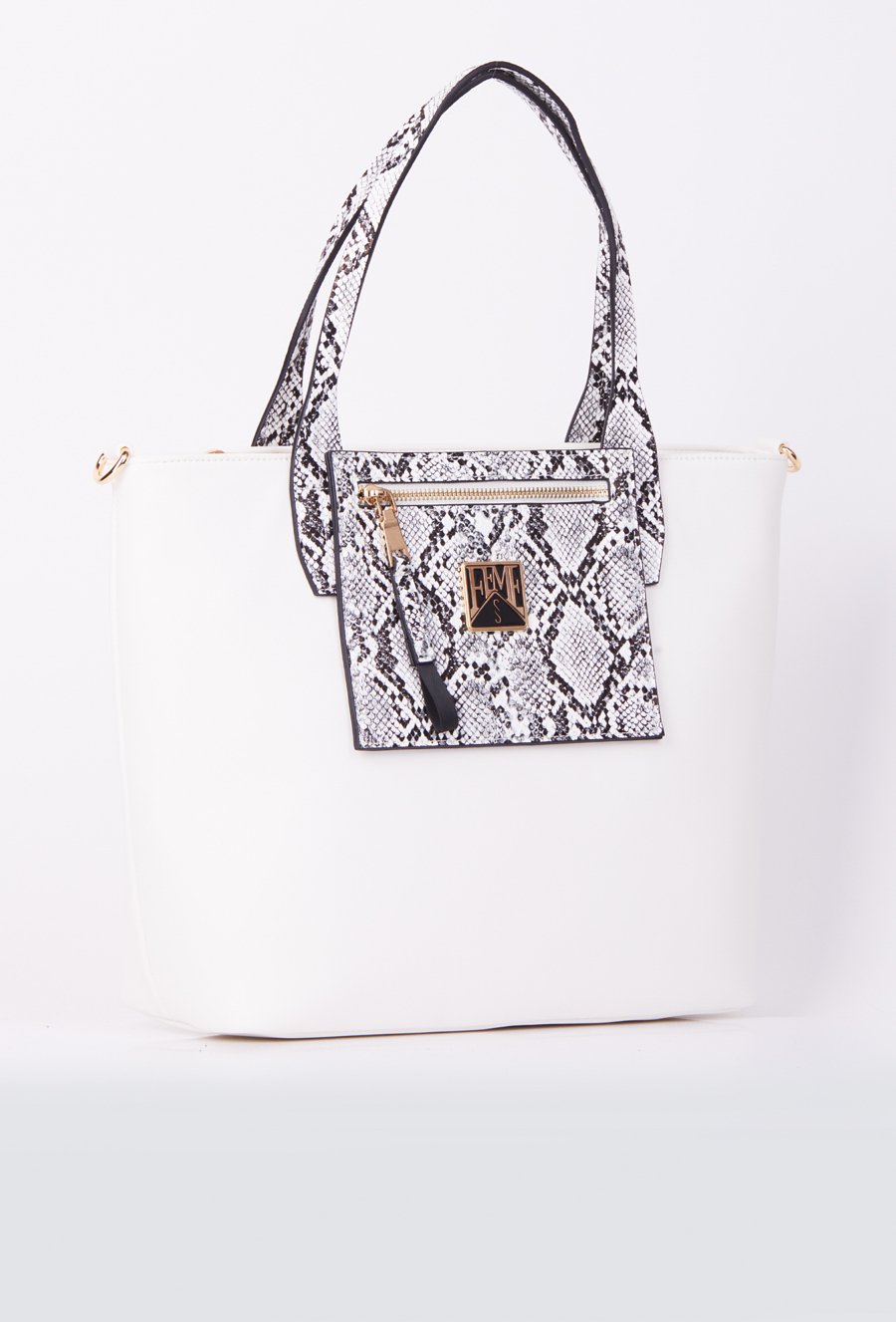 Klasyczna torba damska z printem