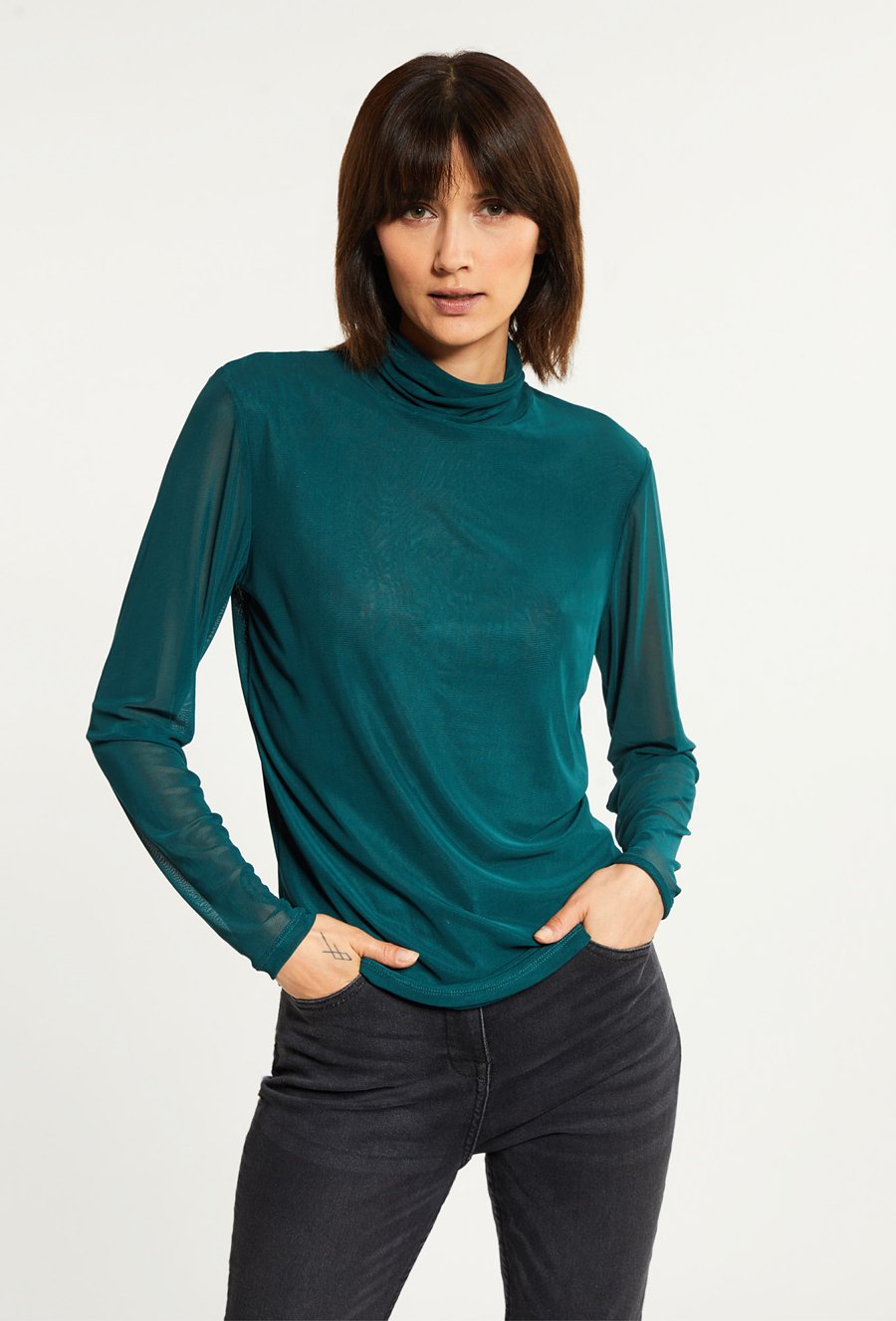 Bluzka damska z golfem