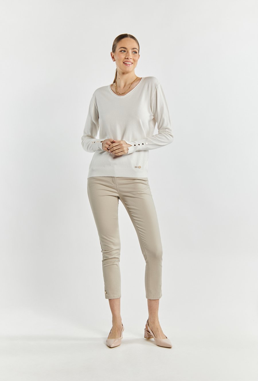 Casualowy sweter damski