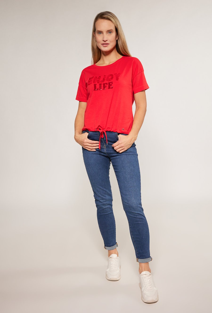 T-shirt damski z napisem