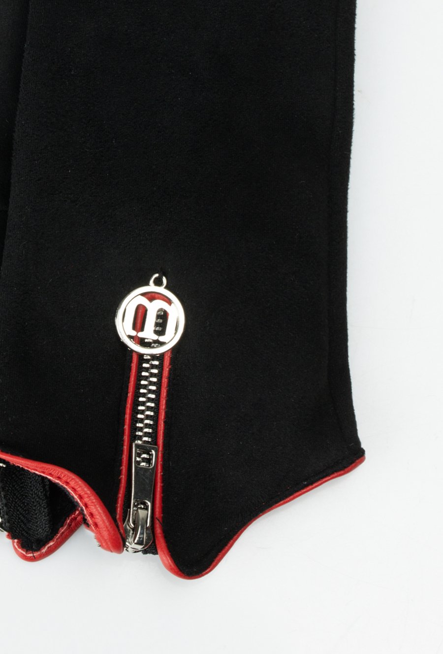 Rękawiczki z ozdobnym suwakiem