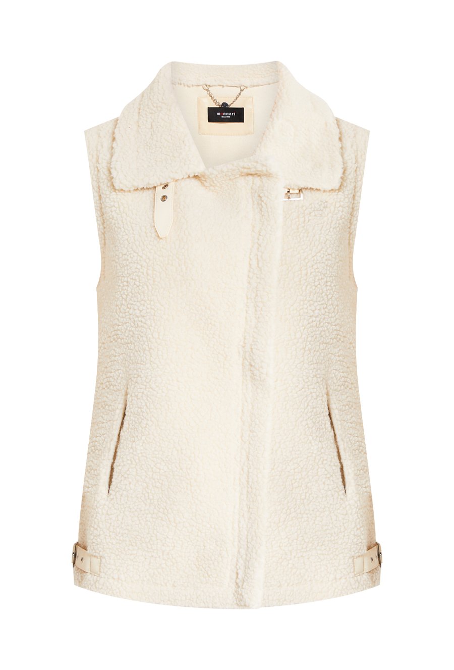 Kamizelka damska z barankowego materiału