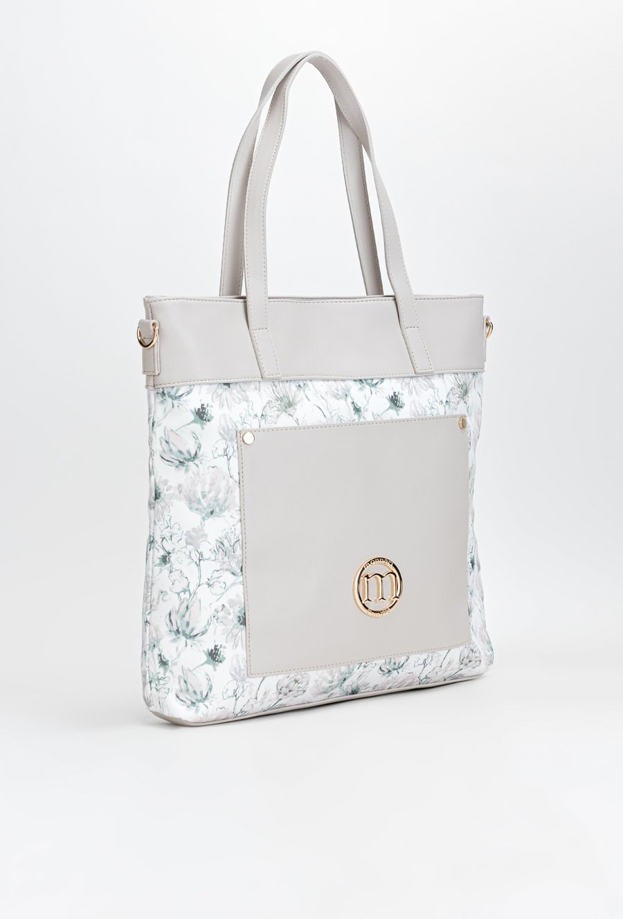 Torba damska z kwiecistym motywem