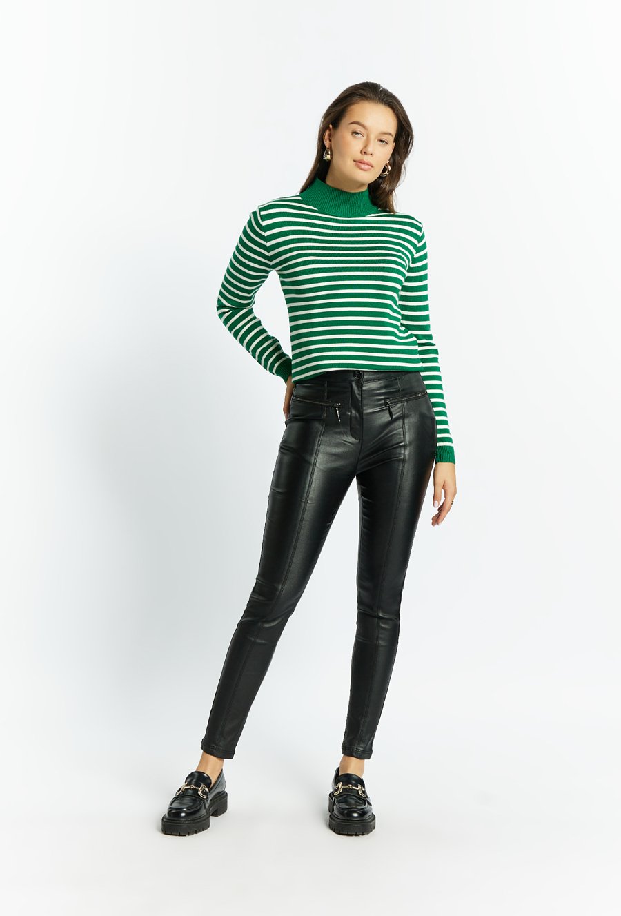 Spodnie damskie woskowane