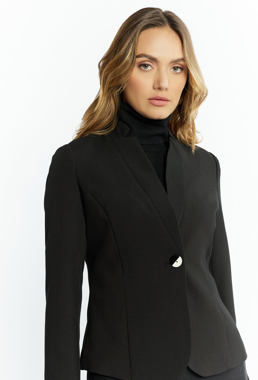 Marynarka damska z dodatkiem wiskozy