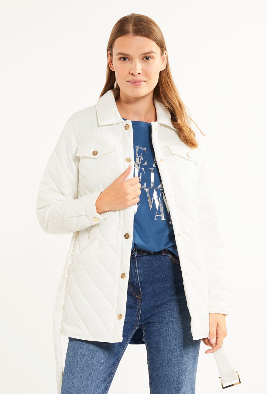 Pikowana kurtka damska