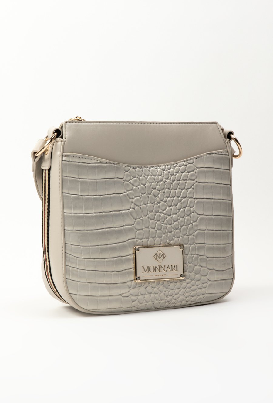 Torba crossbody z wzorzystym panelem