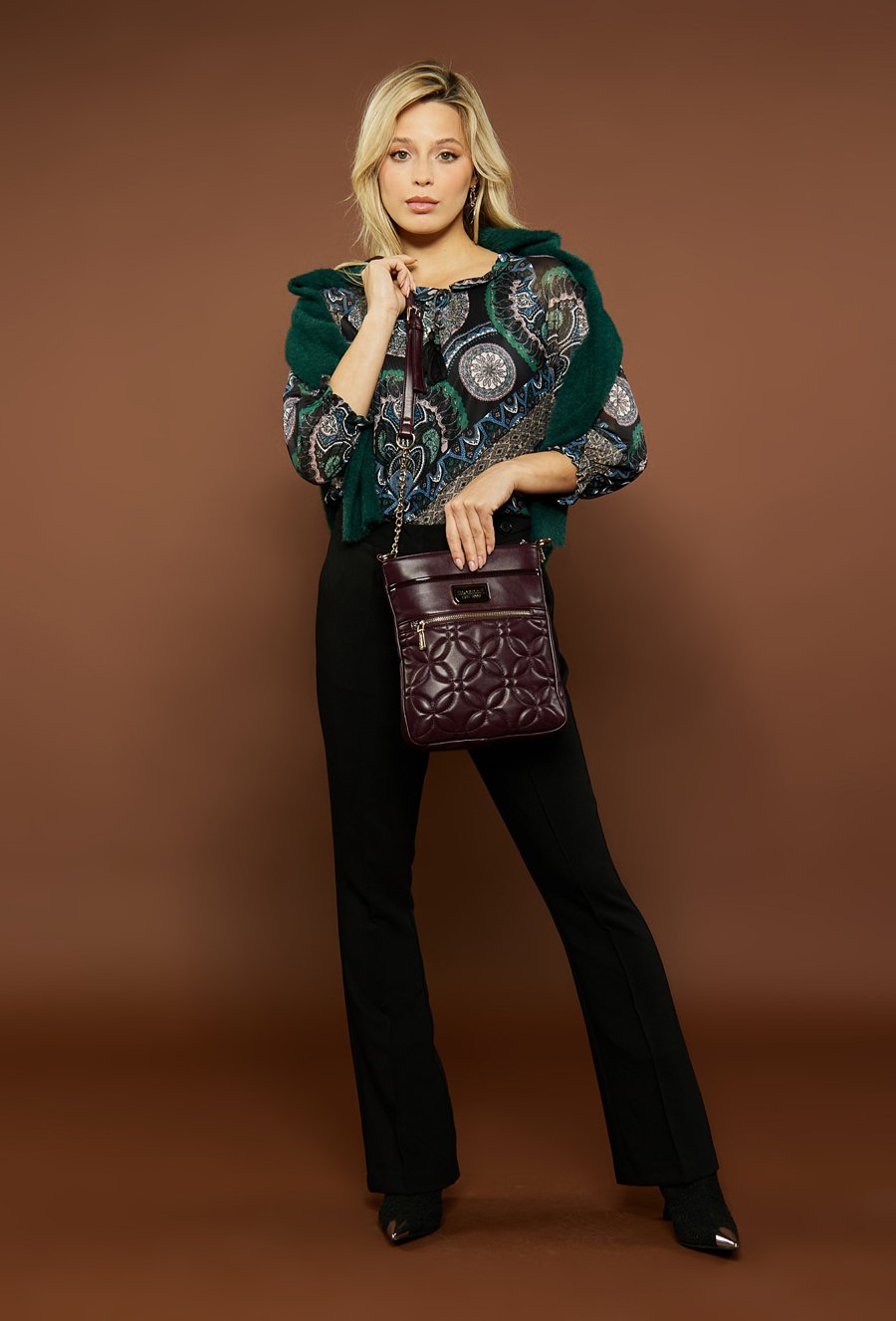 Pikowana torba damska