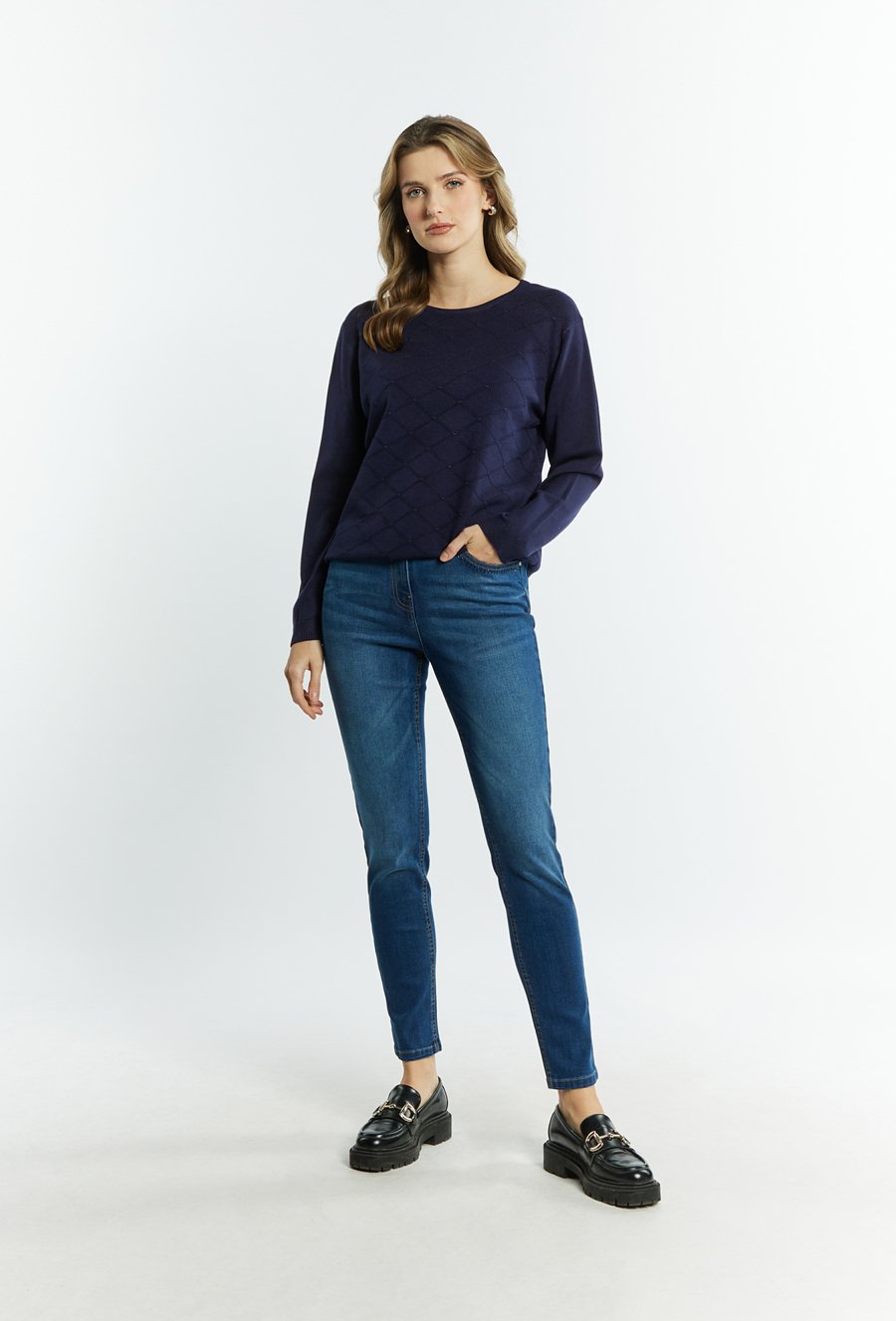 Wiskozowy sweter damski