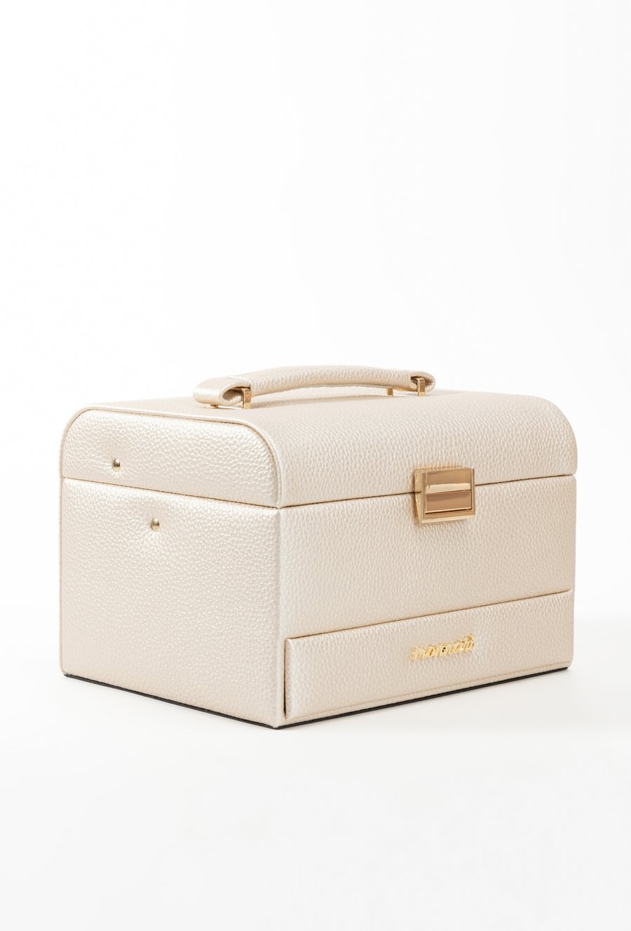 Połyskujący kuferek damski