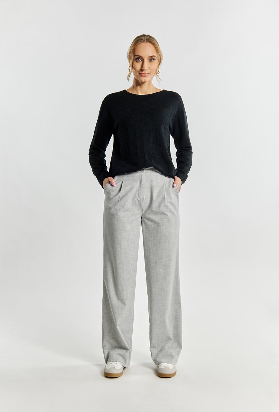 Wiskozowy sweter damski