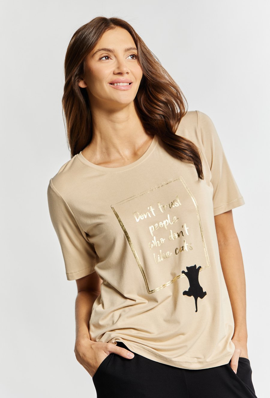 G&oacute;rą od piżamy z ciekawym napisem