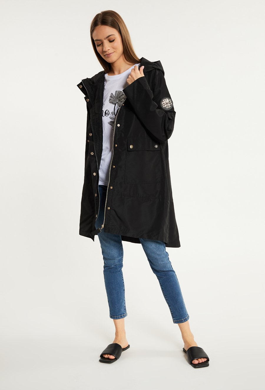 Płaszcz damski typu parka