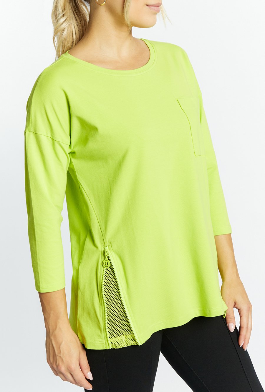Bluzka damska z kieszonką