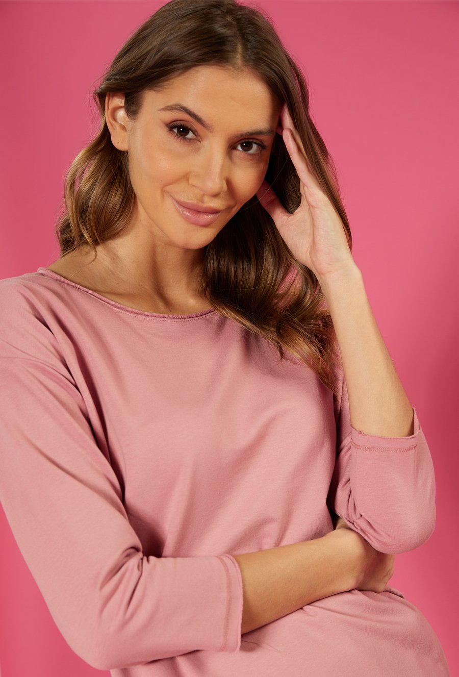 Bawełniana sukienka o prostym kroju