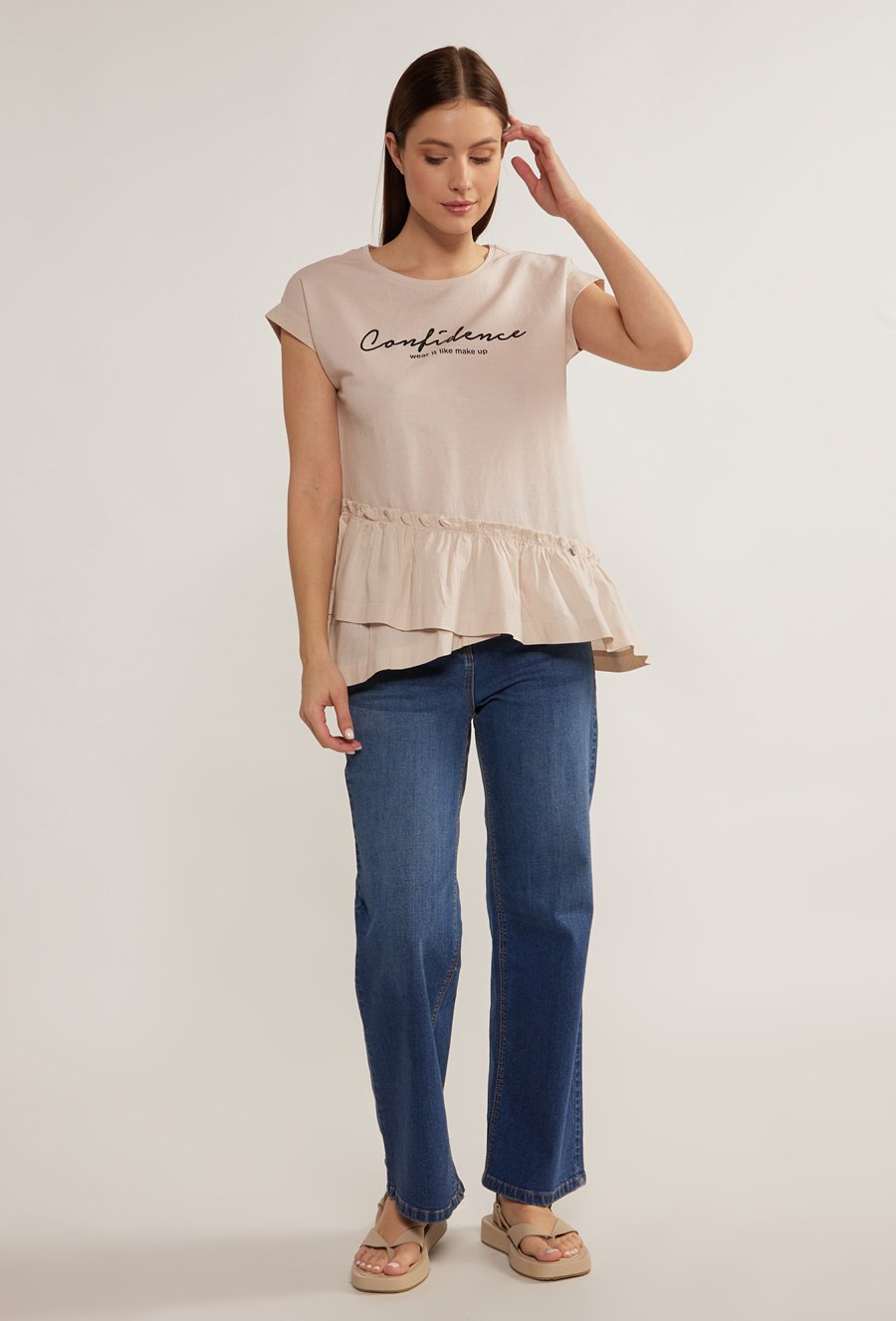 Bluzka damska z baskinką