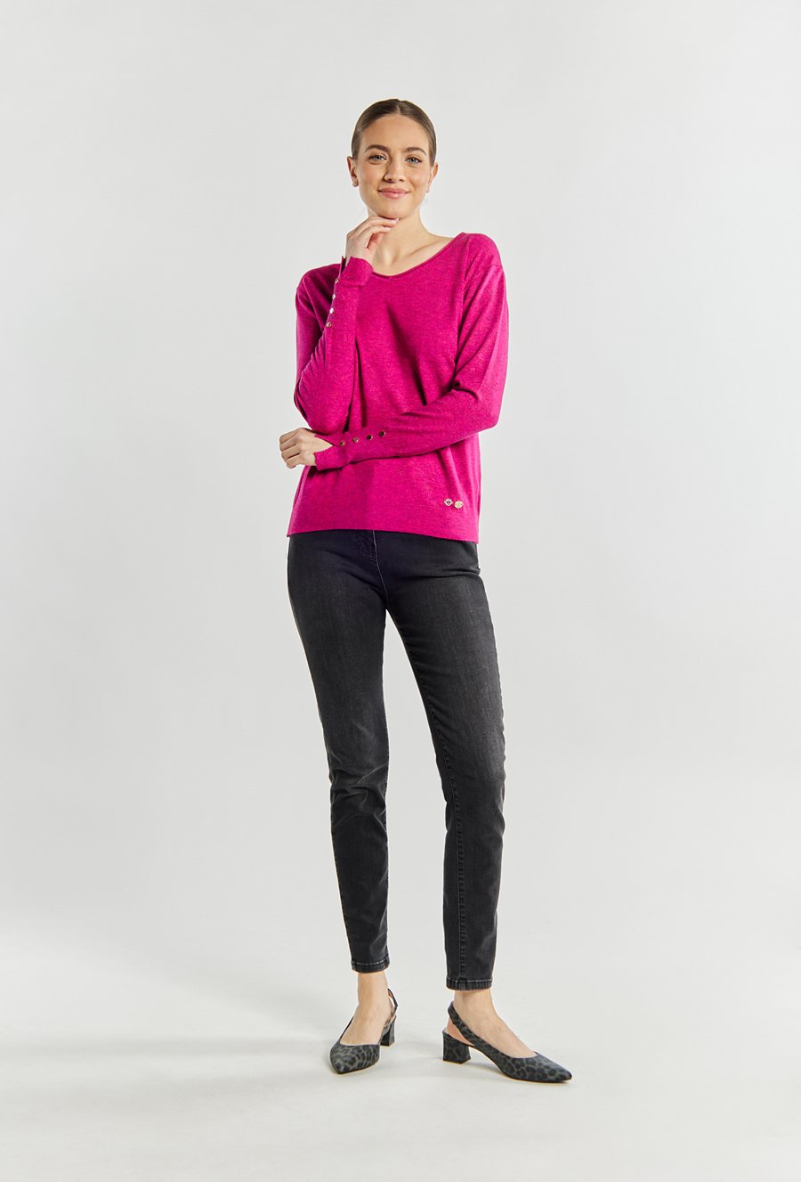 Casualowy sweter damski