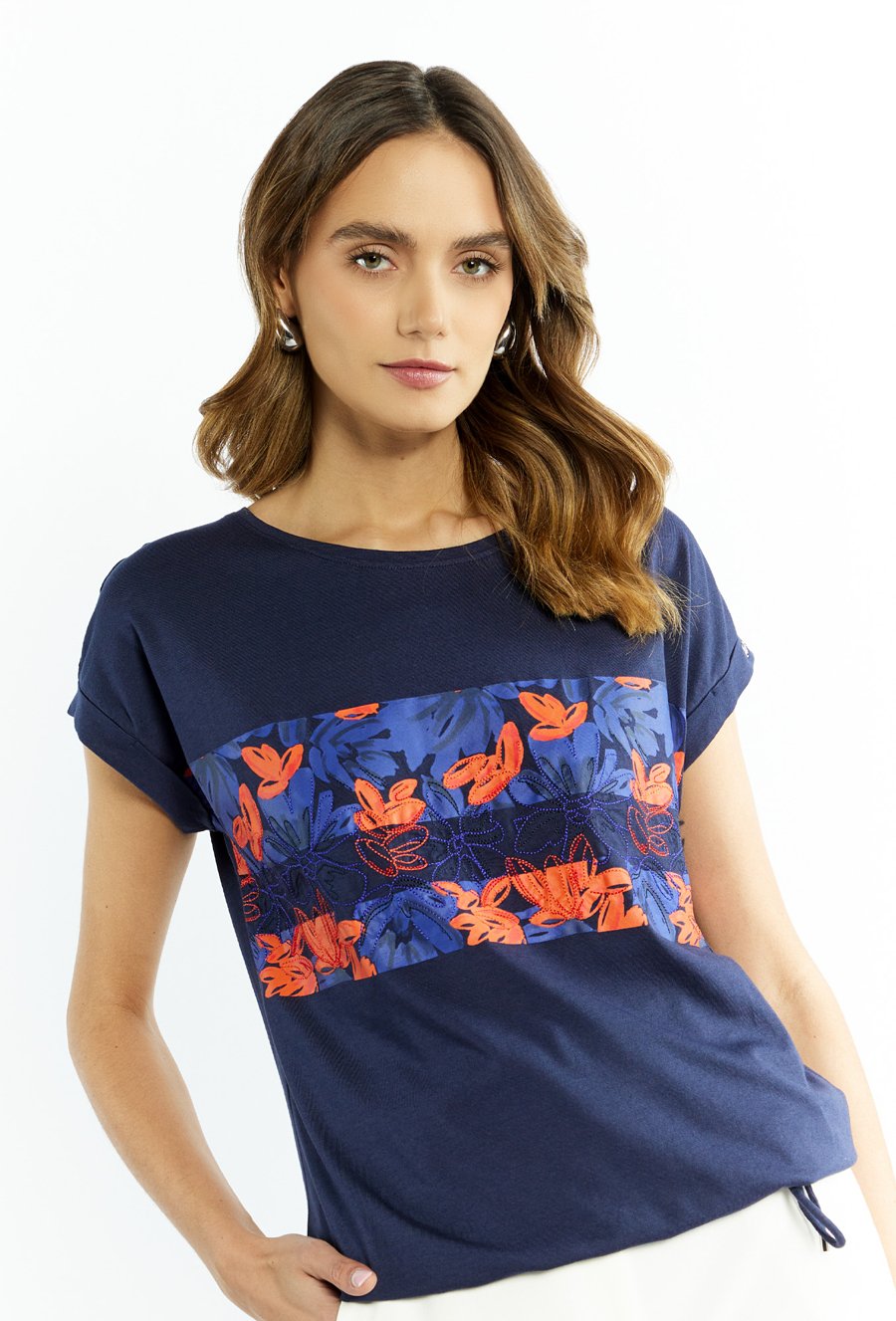 T-shirt damski z nadrukiem