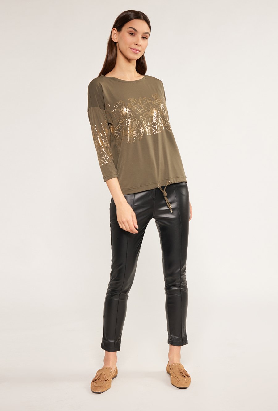 T-shirt damski z wzorem