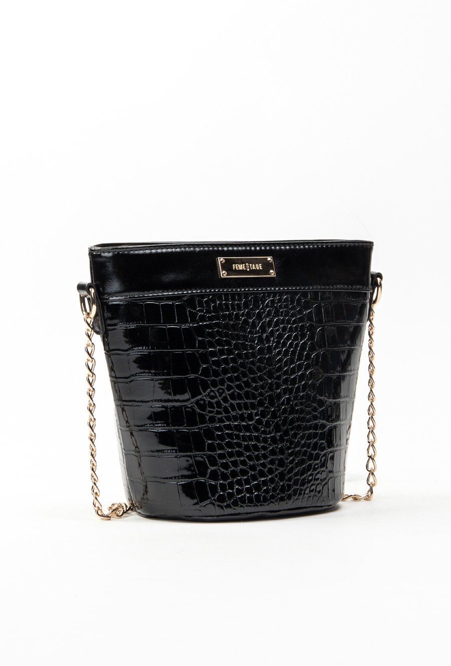 Lakierowy kuferek damski