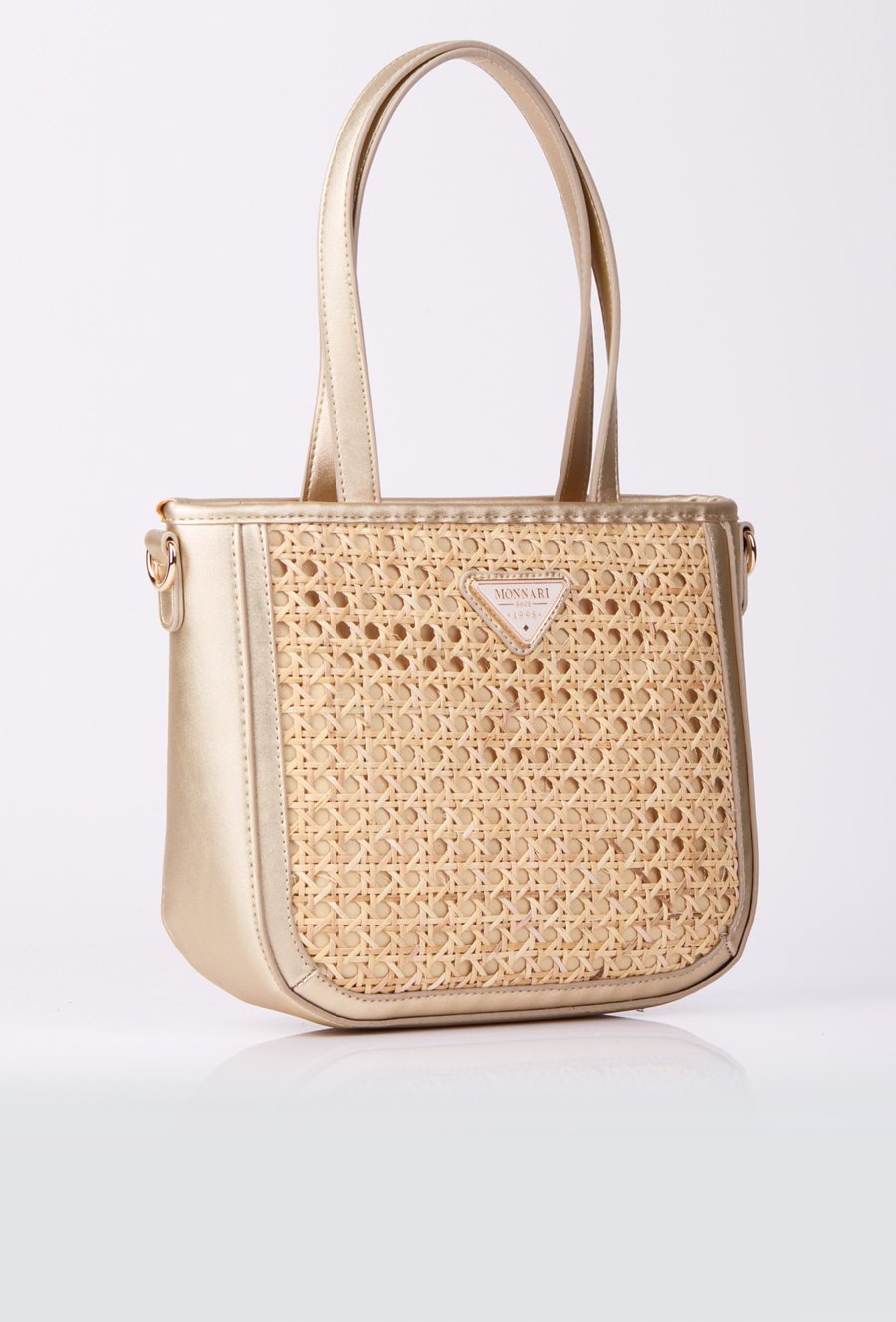 Mała torba z plecionką na przodzie