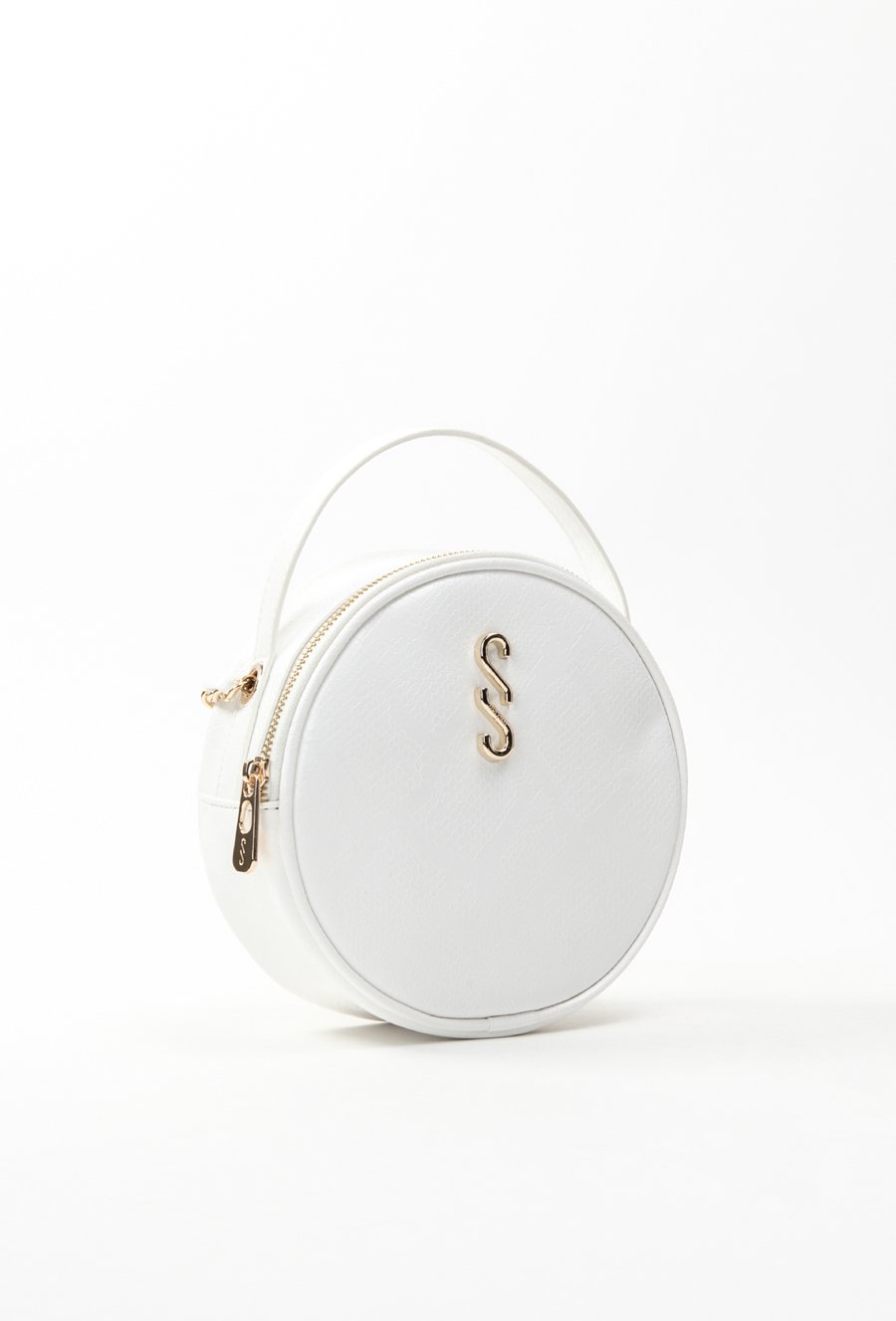 Kuferek damski z wężowym wzorem