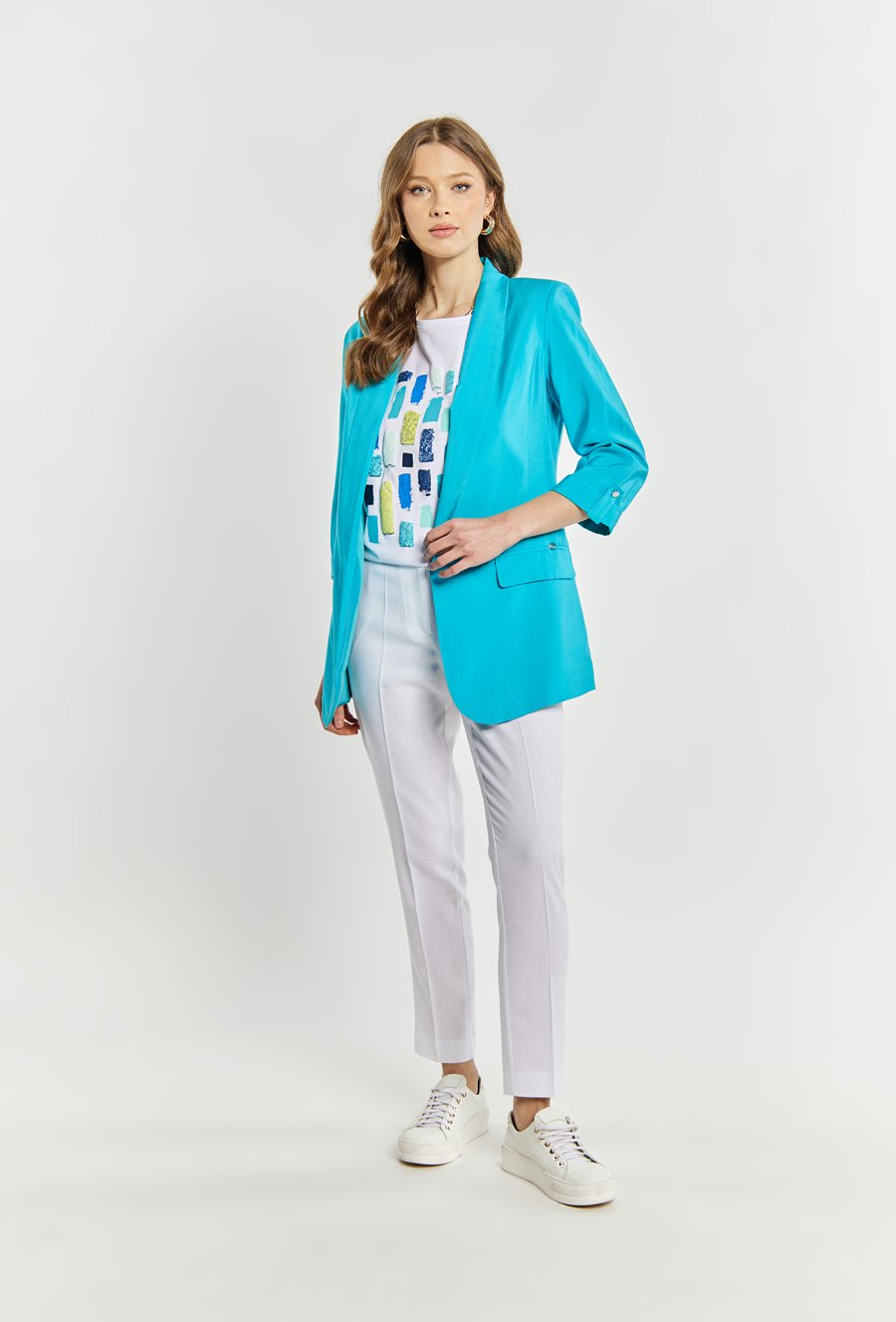 Wiskozowa marynarka damska